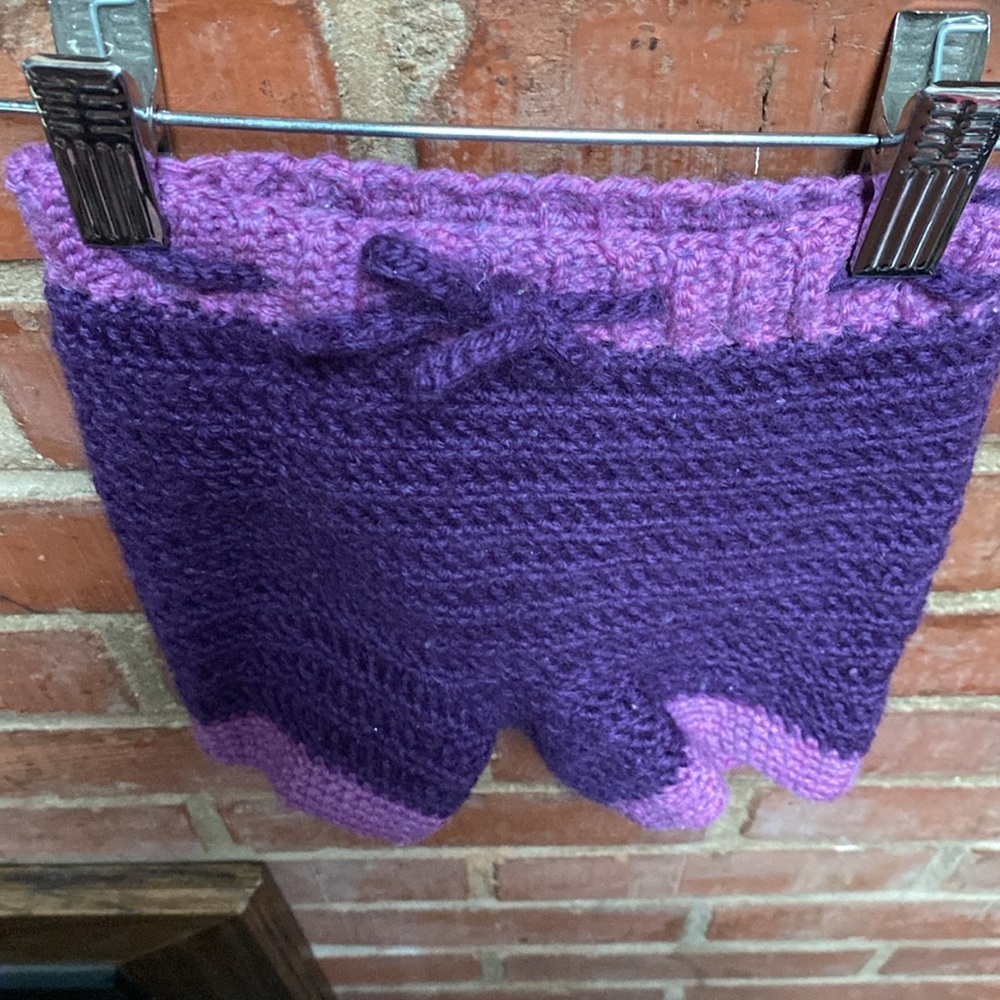 Wool shorties hand crocheted - Picture 5 of 5
